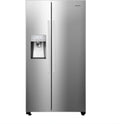 Stainless Steel Freestanding Side-by-Side Fridge Freezer with Water and Ice Dispenser N2788