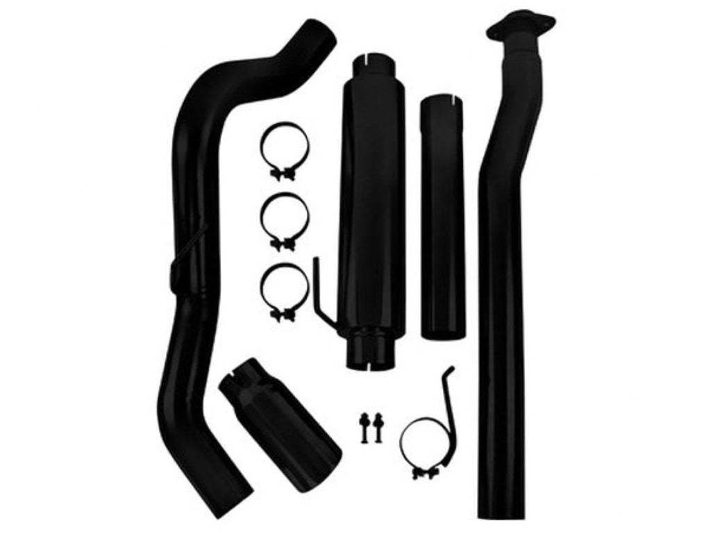 Black Series Cat Back Single Side Exit Exhaust System S76898