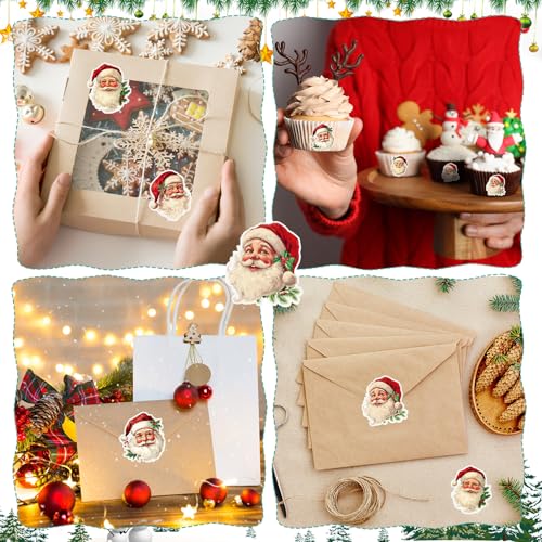 Vintage Christmas Stickers Rolls G85311