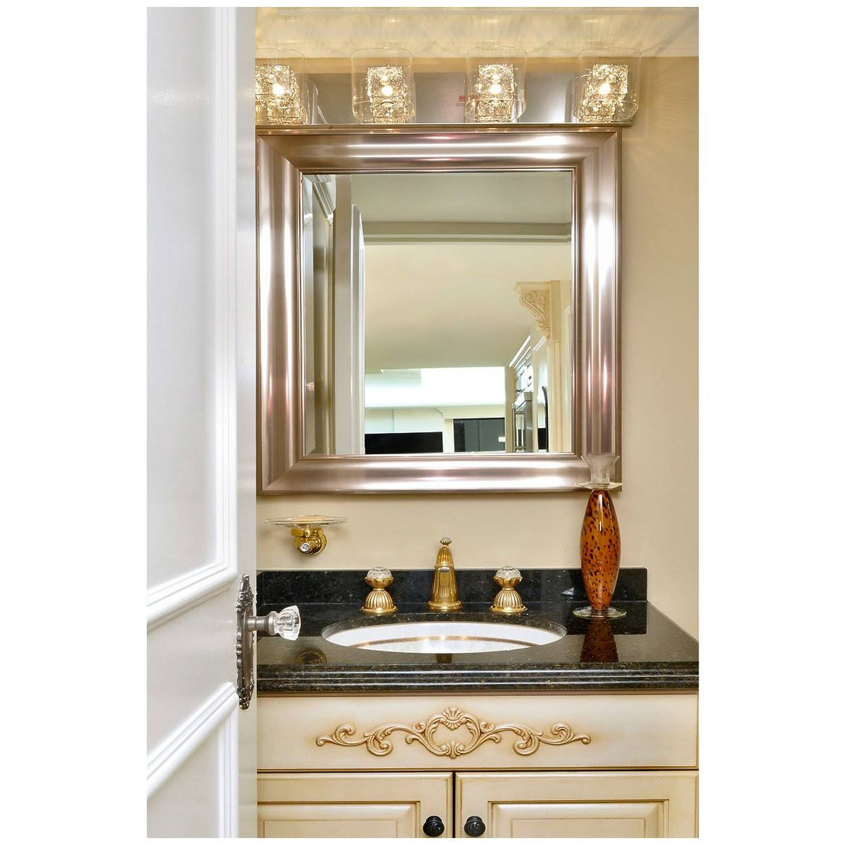 Polished Chrome Flush Mount Light F12757