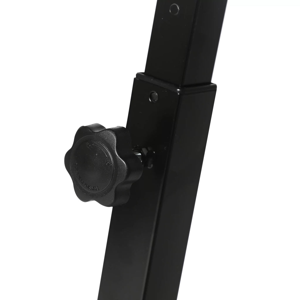 Black Height Adjustable Mobile Laptop Cart Desk with Wheels Y72073