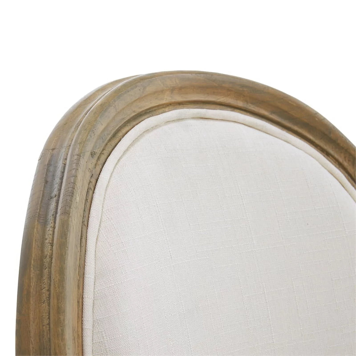 Round Dining Chair Set of 2 Cream W761539