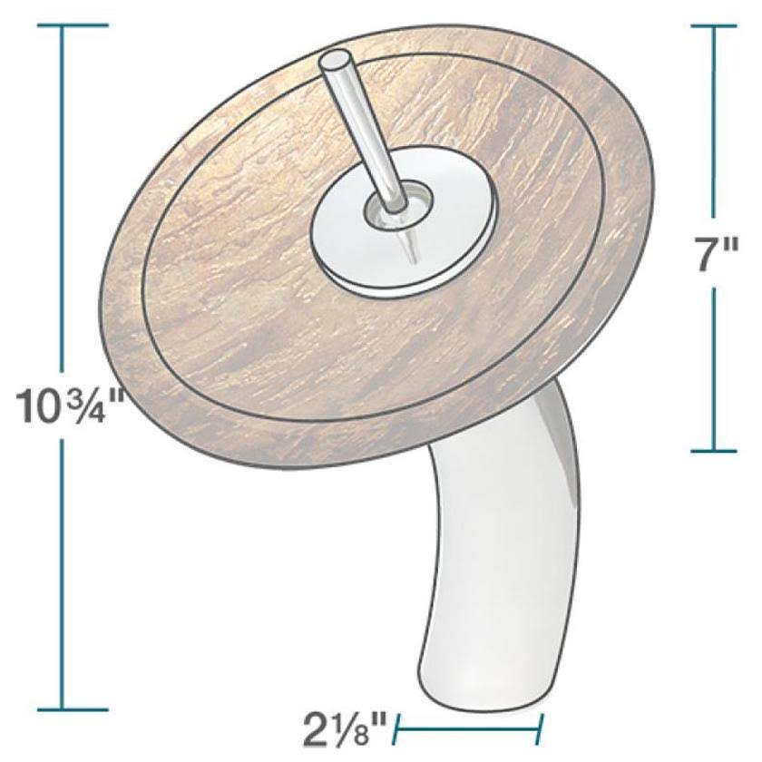 Bathroom Waterfall Faucet Ensemble J8157