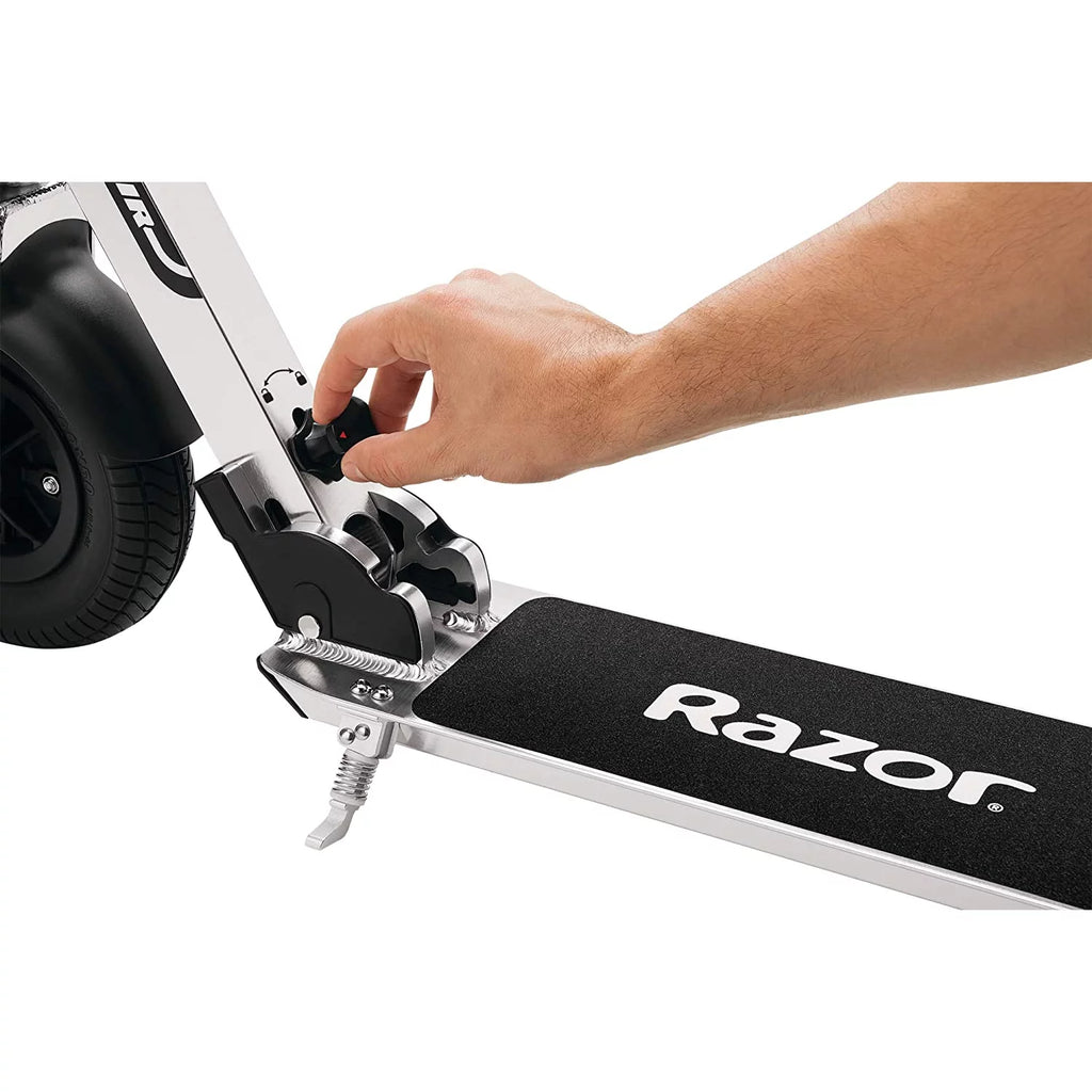 Kick Scooter with 8" Air-filled Tires, Foldable, Adjustable Handlebars Y79609