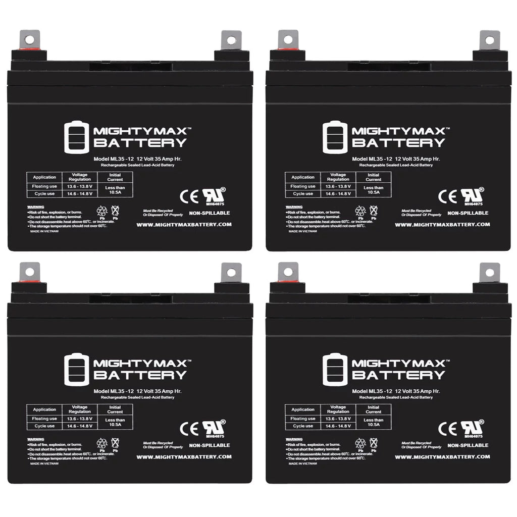 12V 35Ah Wheelchair Battery 2 Pack G985635