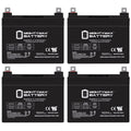 12V 35Ah Wheelchair Battery 2 Pack G985635