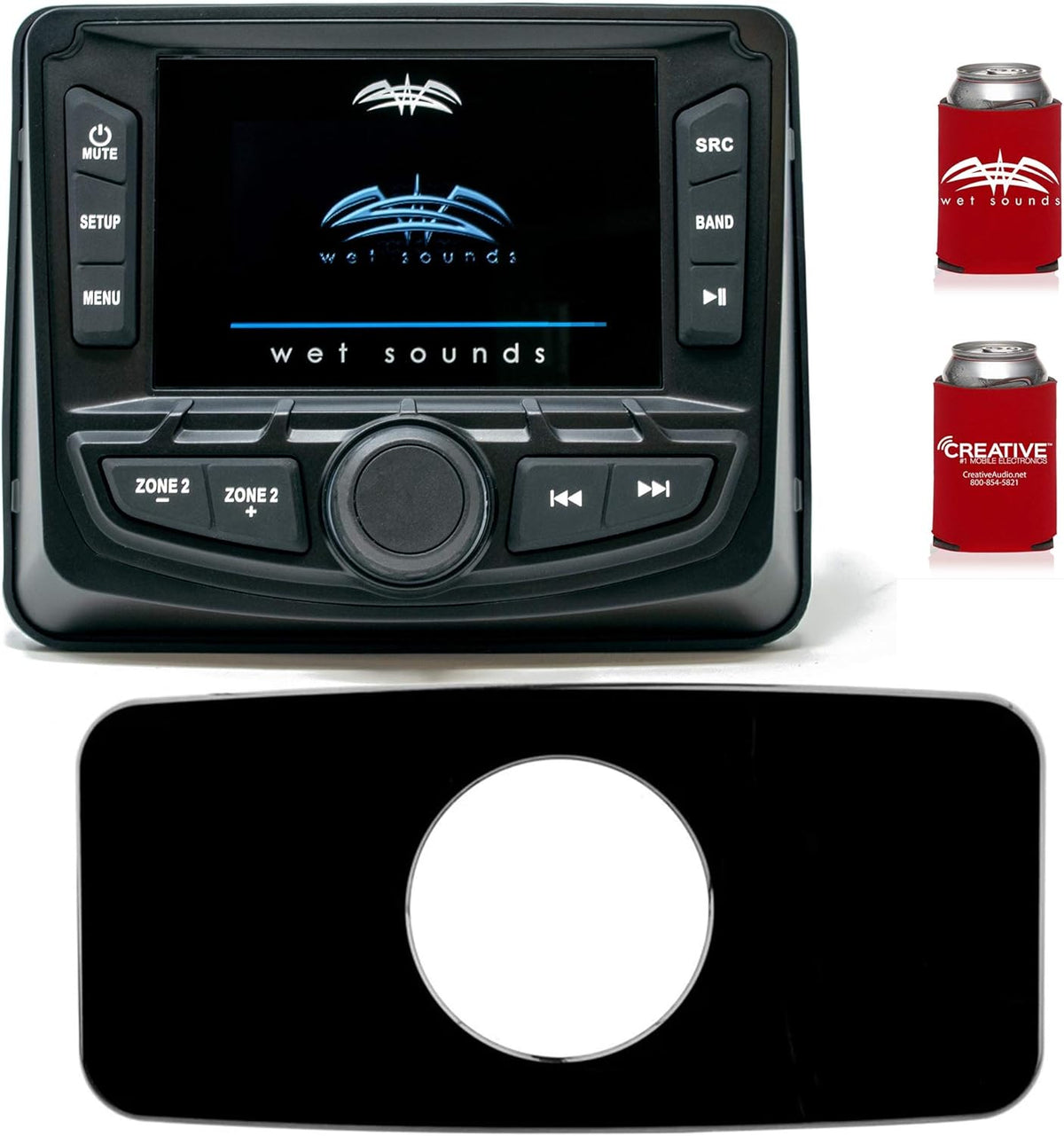 Black Marine Radio Dash Kit A8057