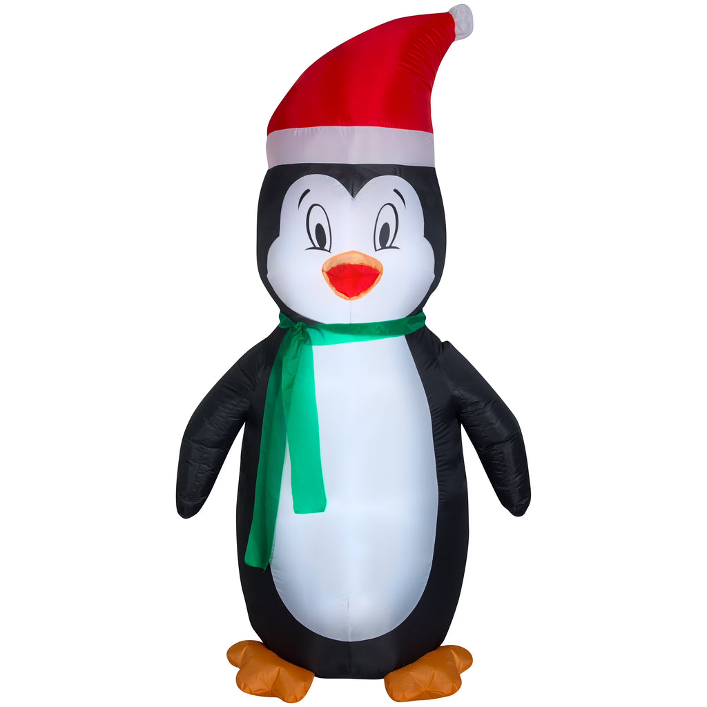 White 7 ft Tall Inflatable Penguin F72200