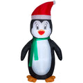 White 7 ft Tall Inflatable Penguin F72200