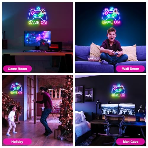 Dimmable USB Powered Gamepad Shaped Neon Sign T619989