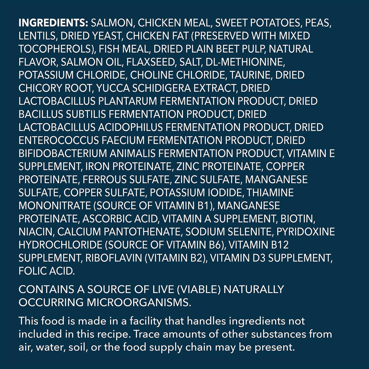 Sweet Potato Dry Dog Food V74653