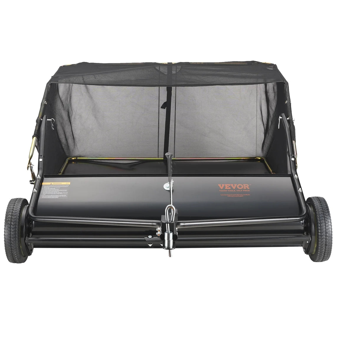 Tow Behind Lawn Sweeper 44 Inch, 25 cu. ft Leaf & Grass Collector E183154