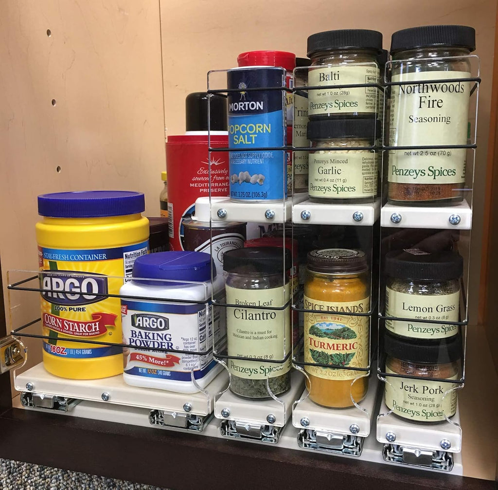 Cabinet Mounted Spice Rack with 3 Drawers O41872