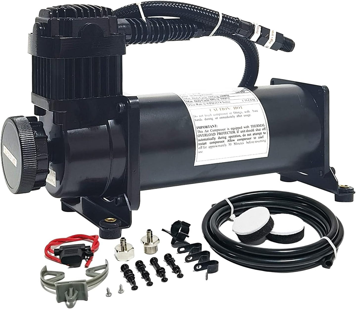 Heavy Duty Air Horn Compressor 200psi 12V Universal Replacement B807