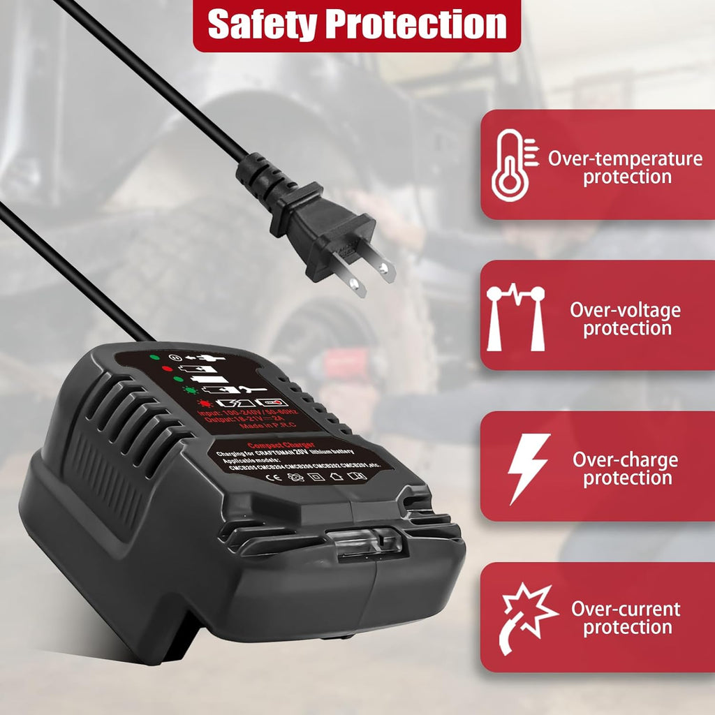 20V Lithium-ion Battery Charger with 2A Output F41149
