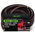 8 Gauge Wire 25ft Black Translucent Copper Clad Aluminum Primary Wire V22905