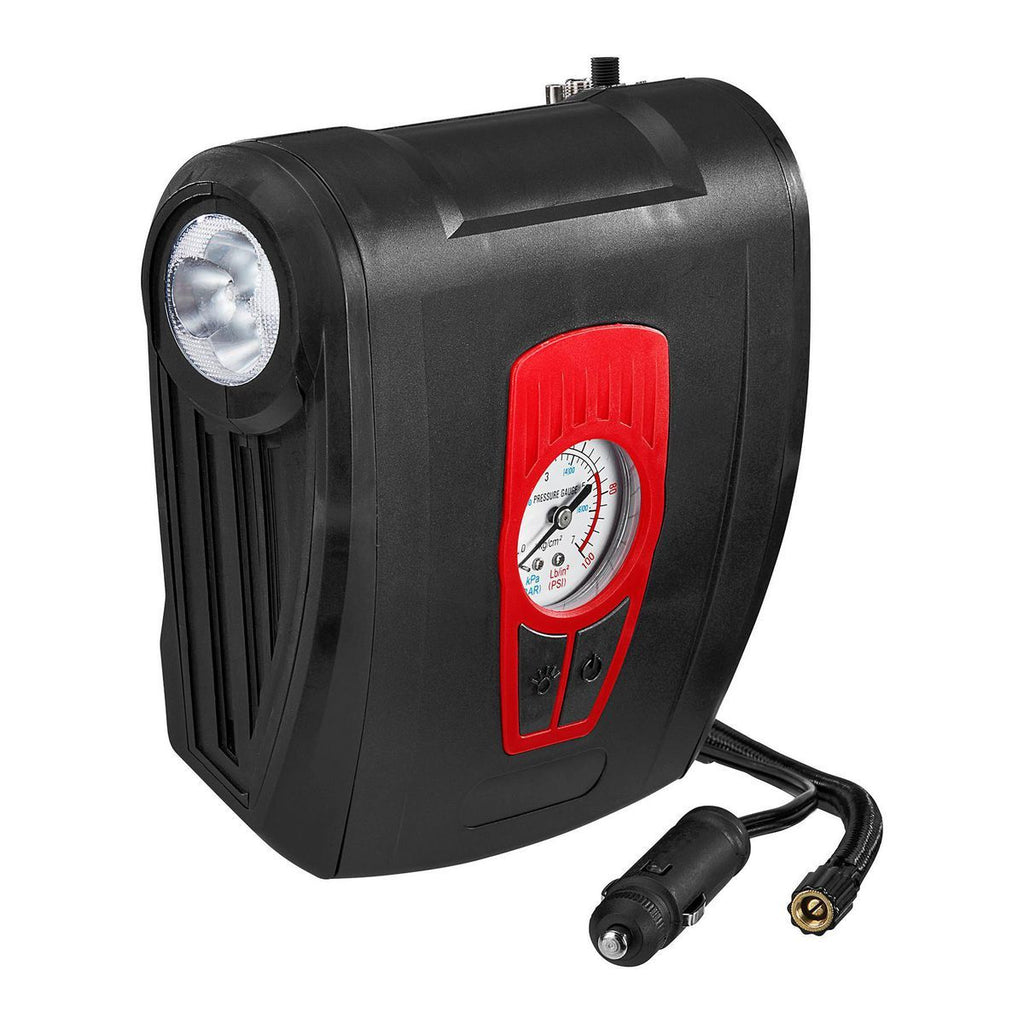 12V Portable Tire Inflator with LED Light B30501