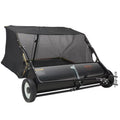 Tow Behind Lawn Sweeper 44 Inch, 25 cu. ft Leaf & Grass Collector E183154