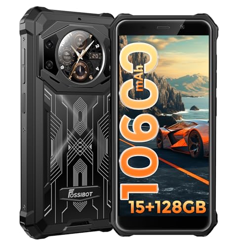 Rugged Unlocked Smartphone Dual Screen 10600mAh Battery 15+128GB Storage E959