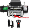 13000-lb. 12V Electric Winch Kit with Steel Cable and Roller Fairlead A577