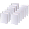 Hardcover Blank Book 6" x 8" Portrait White Pack of 12 A760