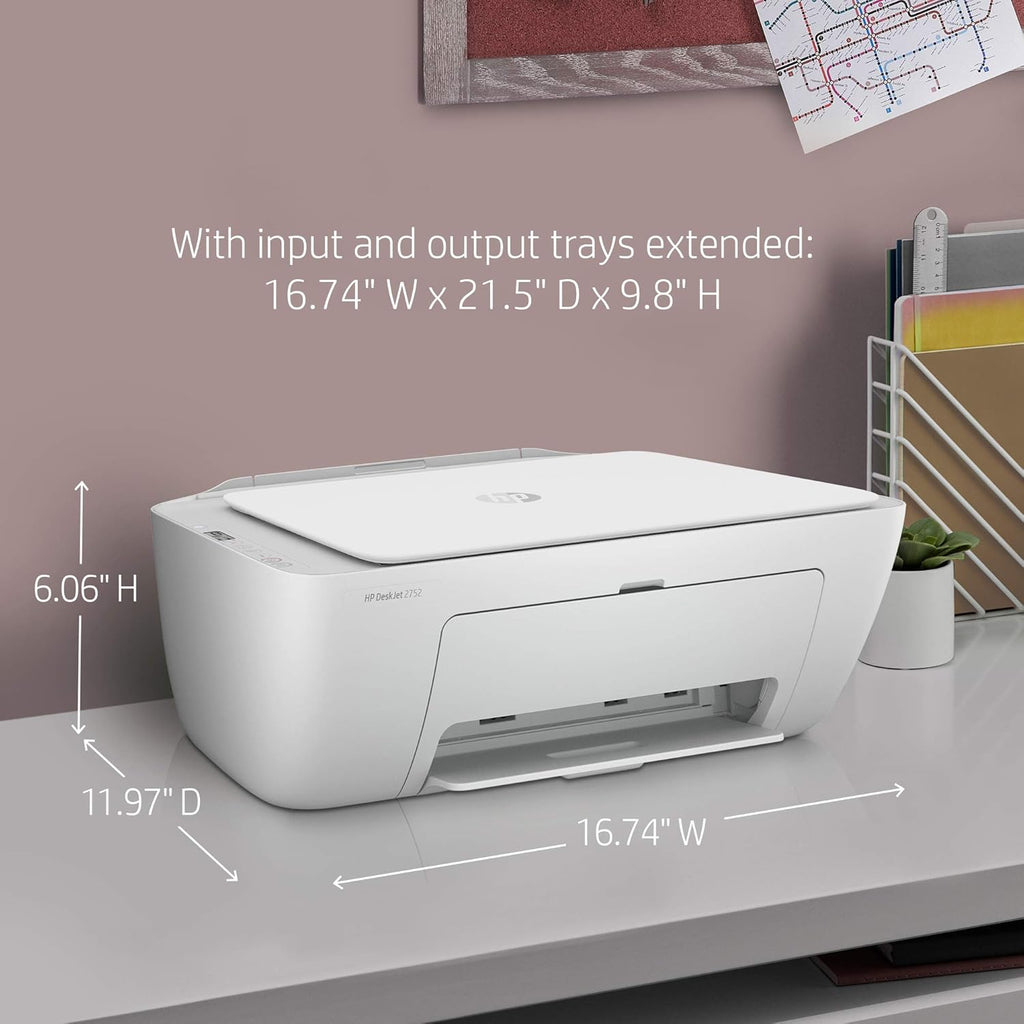 Wireless All-in-One Color Inkjet Printer with Icon LCD Display N74209