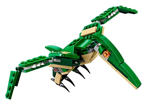 LEGO Creator 3 in 1 Mighty Dinosaur Toy, Transforms from T. rex to Triceratops to Pterodactyl Dinosaur Figures, 31058 S6488