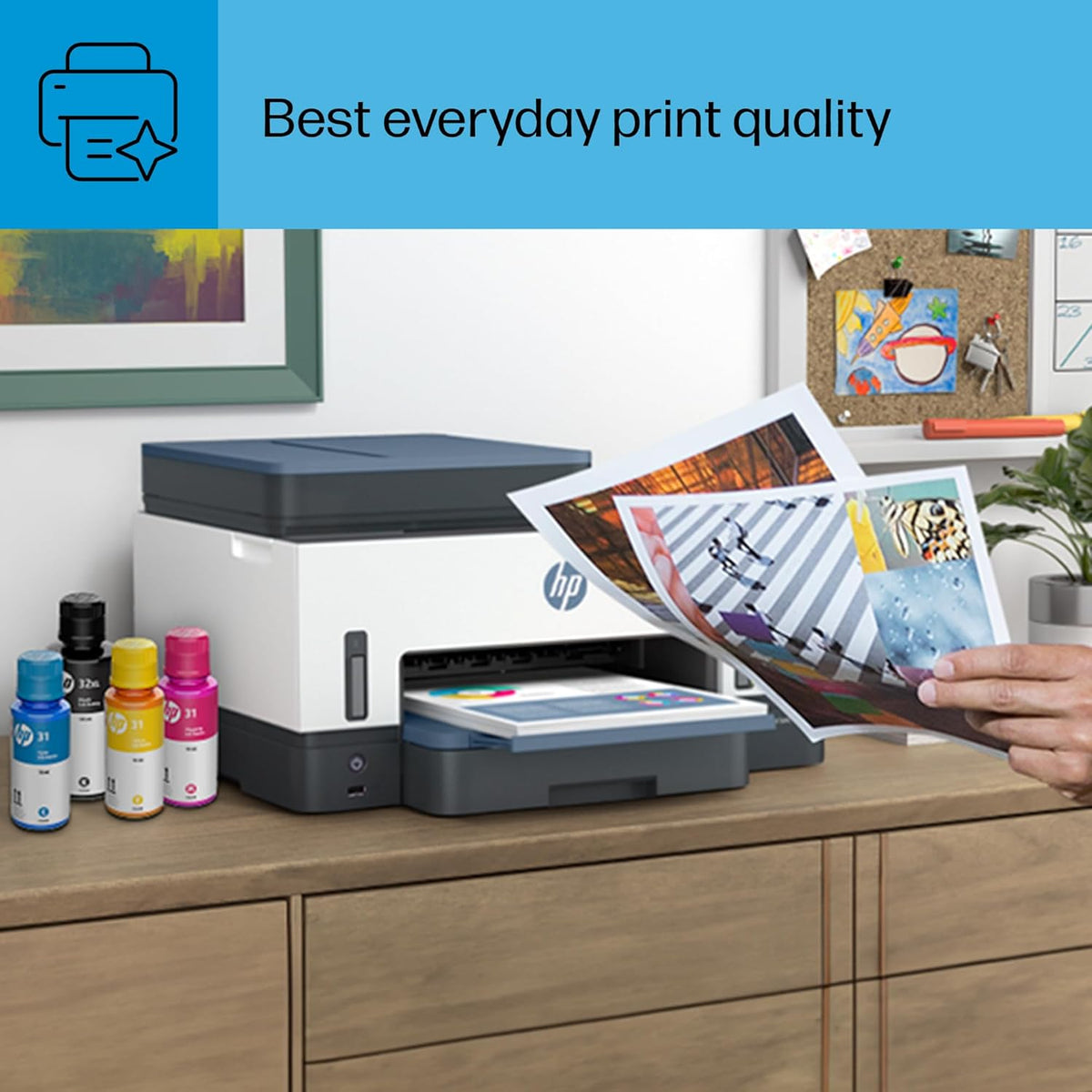 Wireless All-in-One Ink Tank Printer with Refillable Ink Tank R771713
