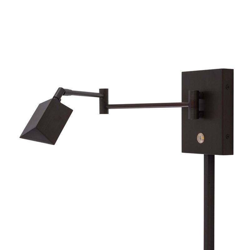 Brushed Nickel LED Swing Arm Wall Lamp H53710