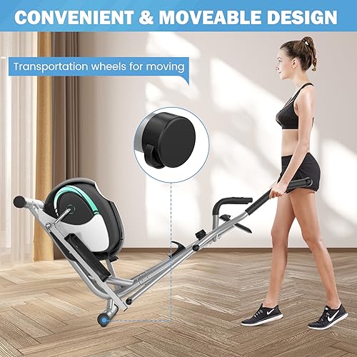 Elliptical Exercise Machine with 8 Resistance Levels F189659