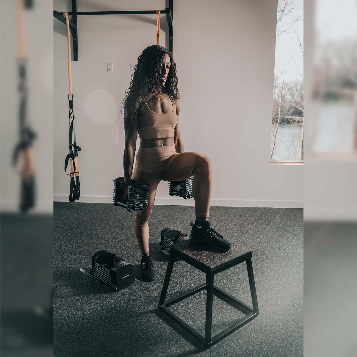 Adjustable Dumbbells, Sold in Pairs, 5-50 lb., Steel C35100