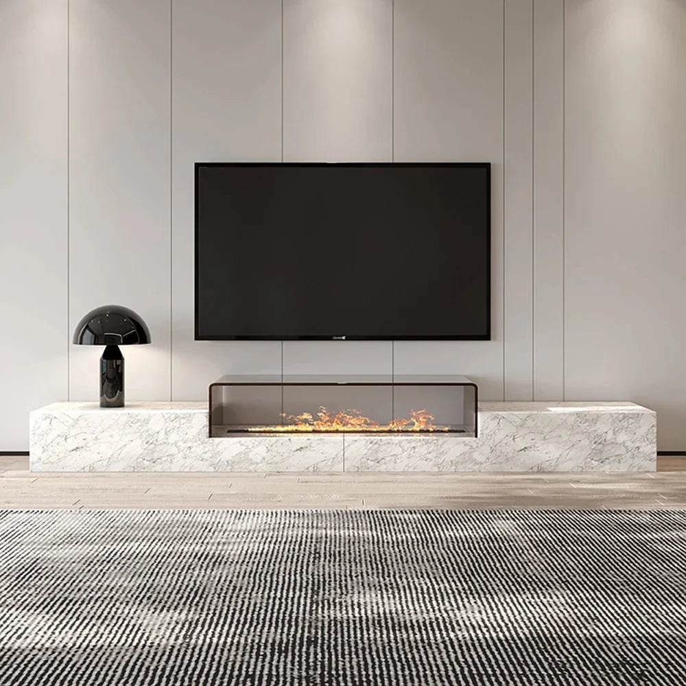 Marble Glass Top TV Stand R8925