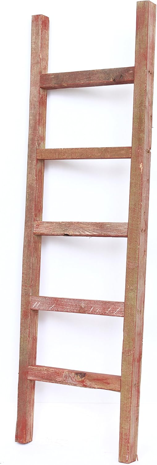 Rustic Farmhouse Decorative Ladder K971