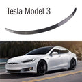 Carbon Fiber Pattern Spoiler for Tesla Model 3, Pack of 2 E410