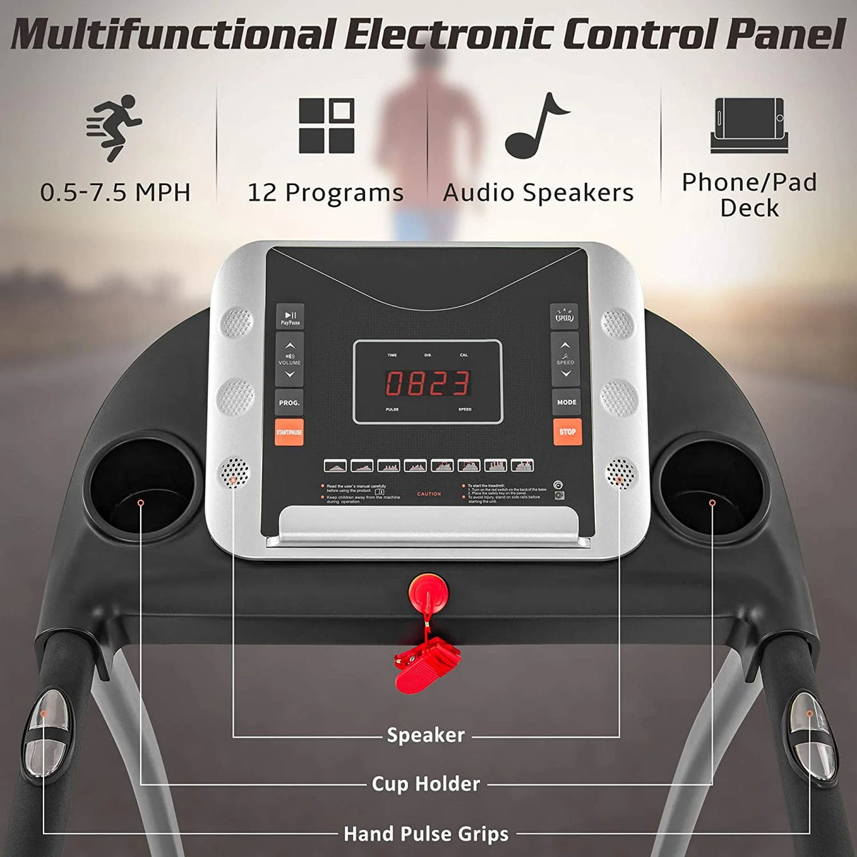 Foldable Electric Treadmill O225936