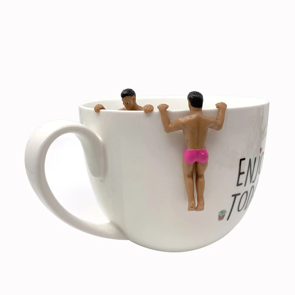 8Pcs Mini Simulated People Dollhouse Pendant Decor J721134