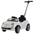 White Fiat 500 Push Car A6578