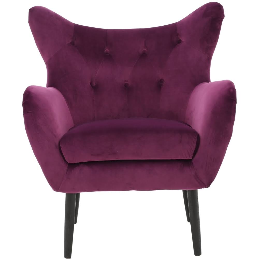 Fuchsia Velvet Armchair E2228