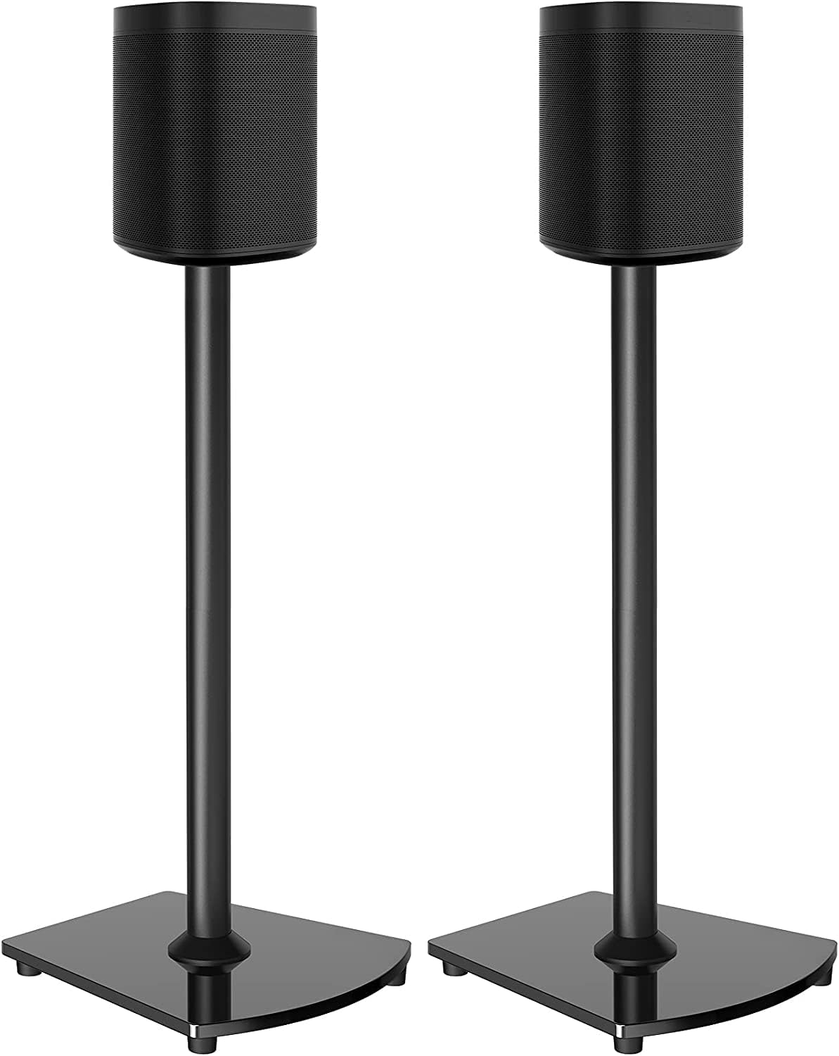 Black Heavy Duty Floor Speaker Stands S218991