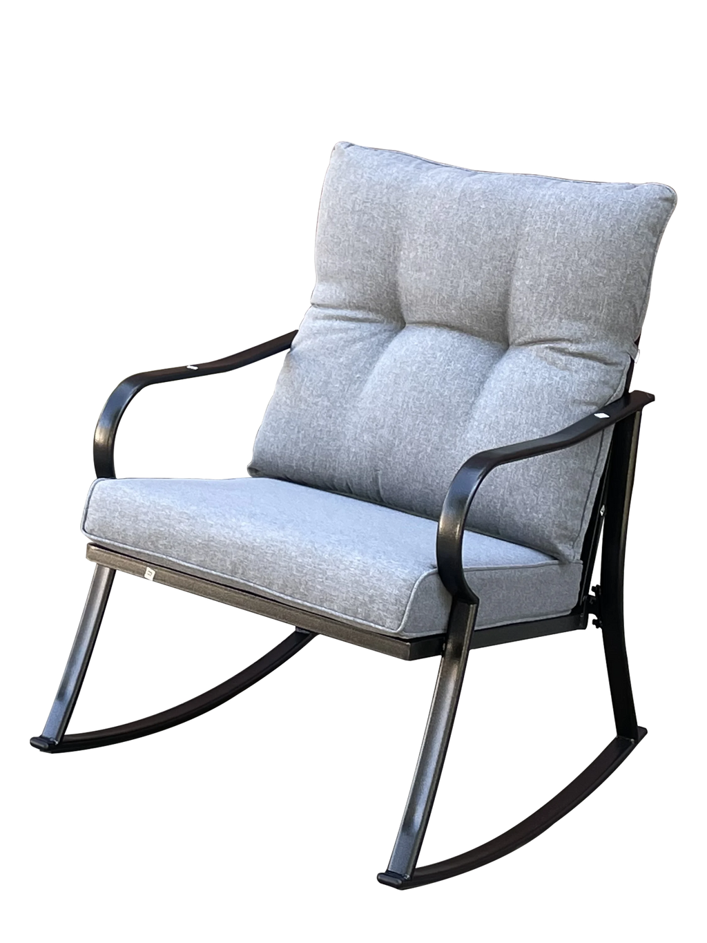 3 Pc Outdoor Swivel Rocker Patio Chairs - Gray S822140