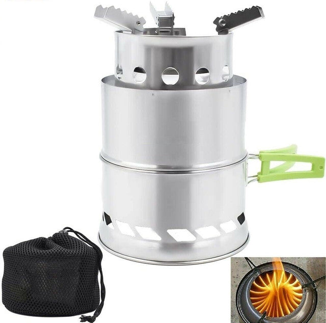 Portable Folding Wood Burning Camping Stove W314381