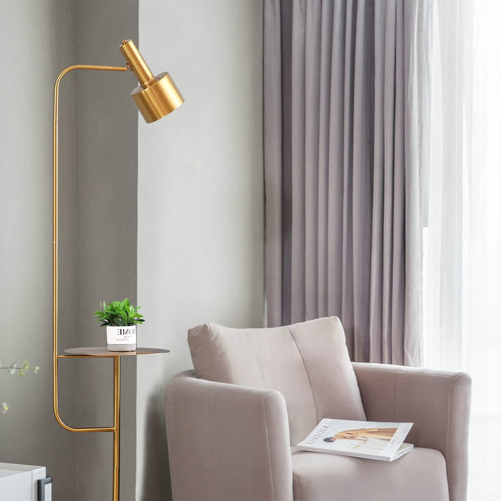 Floor Lamp with Tray and Foot Switch V74097