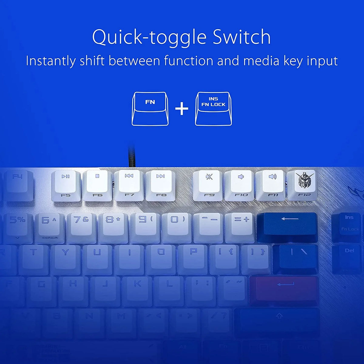 Tenkeyless Aluminum Frame RGB Gaming Keyboard V3399