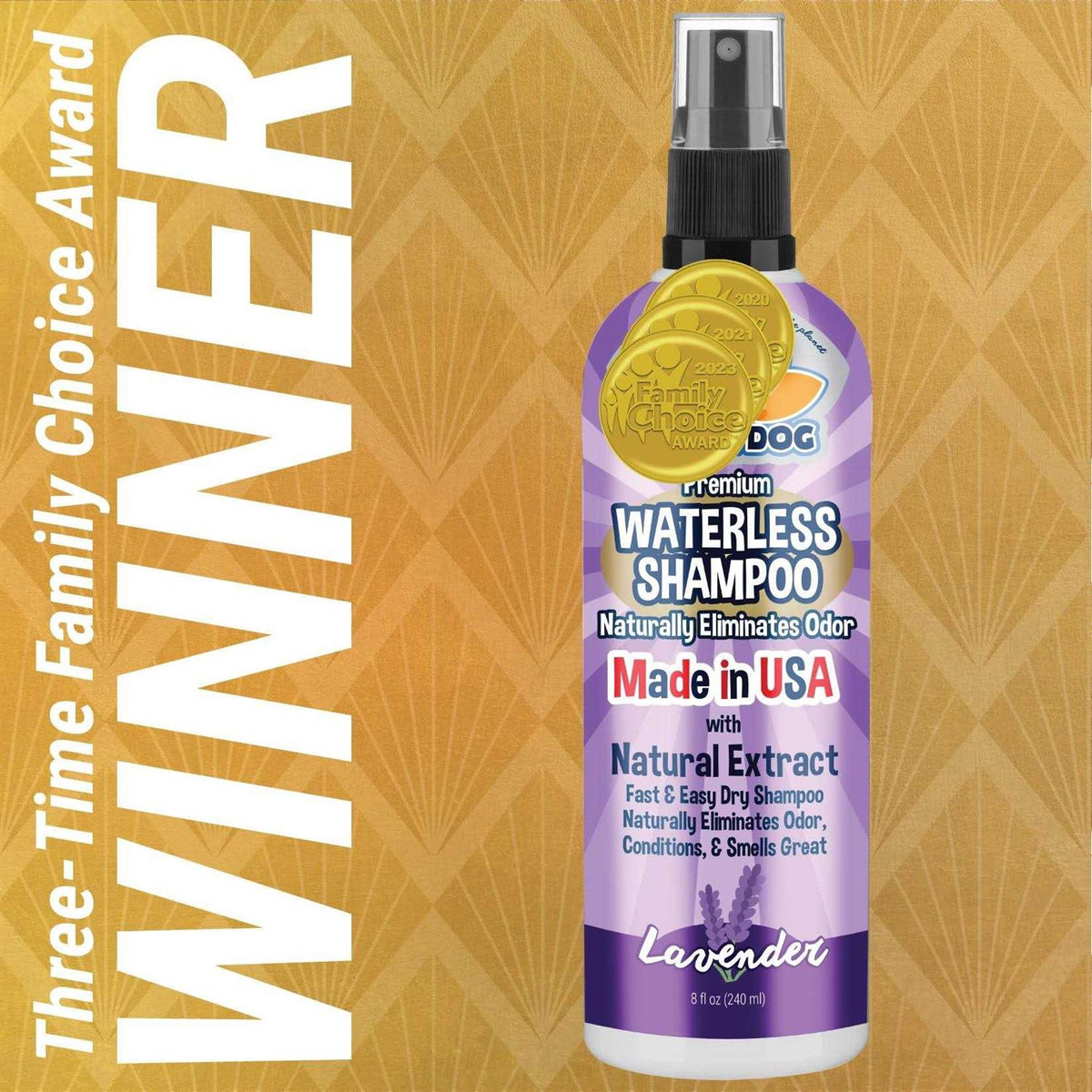 Waterless Dry Shampoo for Dogs or Cats U54977