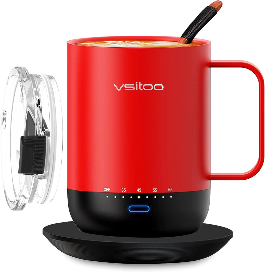 14 oz Self Heating Coffee Mug with Lid L97621
