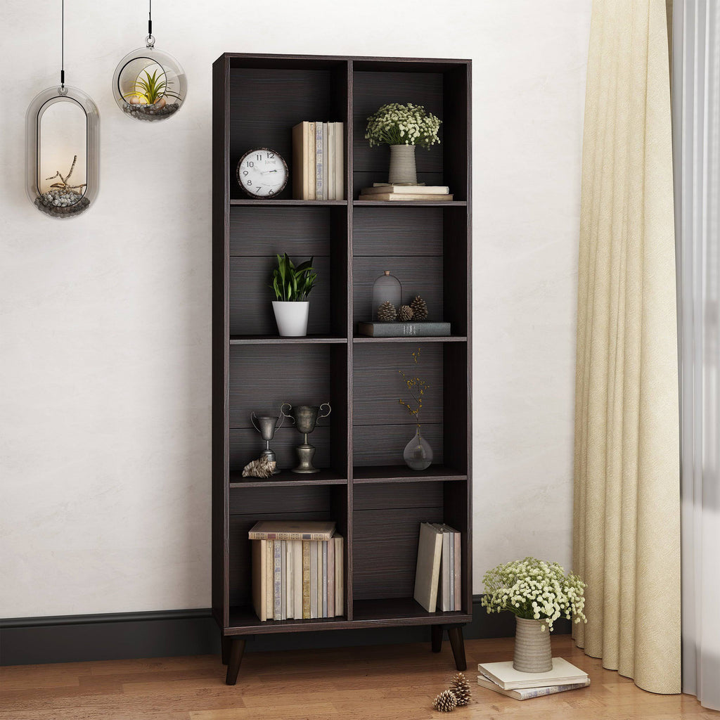 Wenge Faux Wood Bookcase E5830
