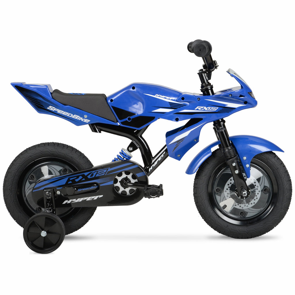 Blue 12 Boys Bike with Training Wheels N5880