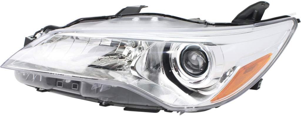 For Toyota Camry Headlight Assembly Passenger Side DOT Certified Chrome F636