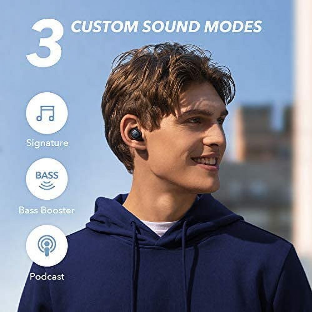 True Wireless Earbuds, 35H Playtime, Wireless Charging, USB-C F114