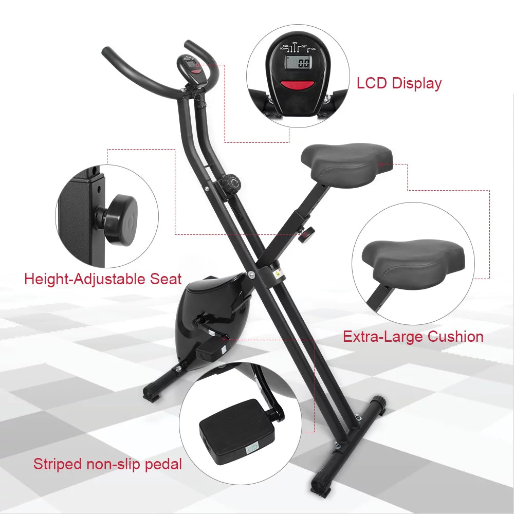 Indoor Upright Exercise Bike 264lb Max Y9403